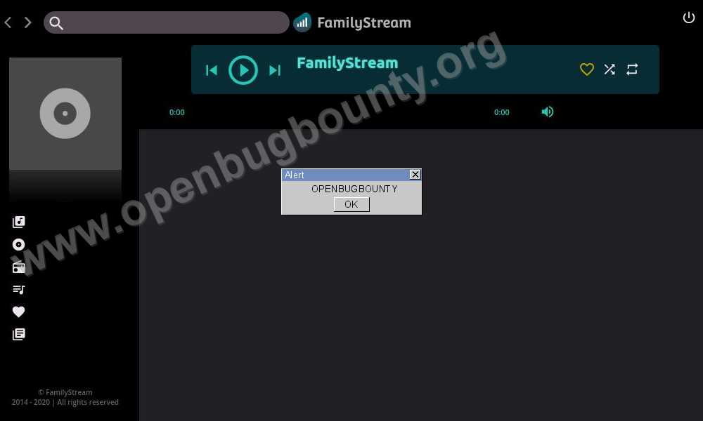 web.familystream.com  vulnerability