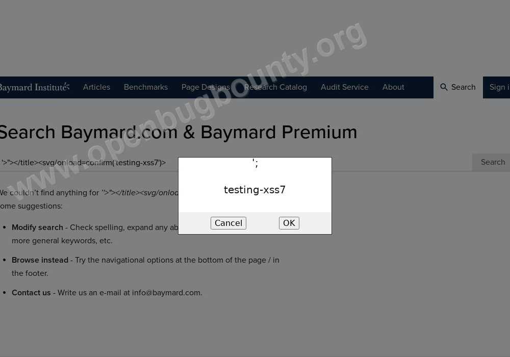 baymard.com  vulnerability